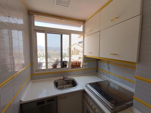 Alquiler piso a 1 minuto de la playa con vistas al mar en Málaga - Larga temporada